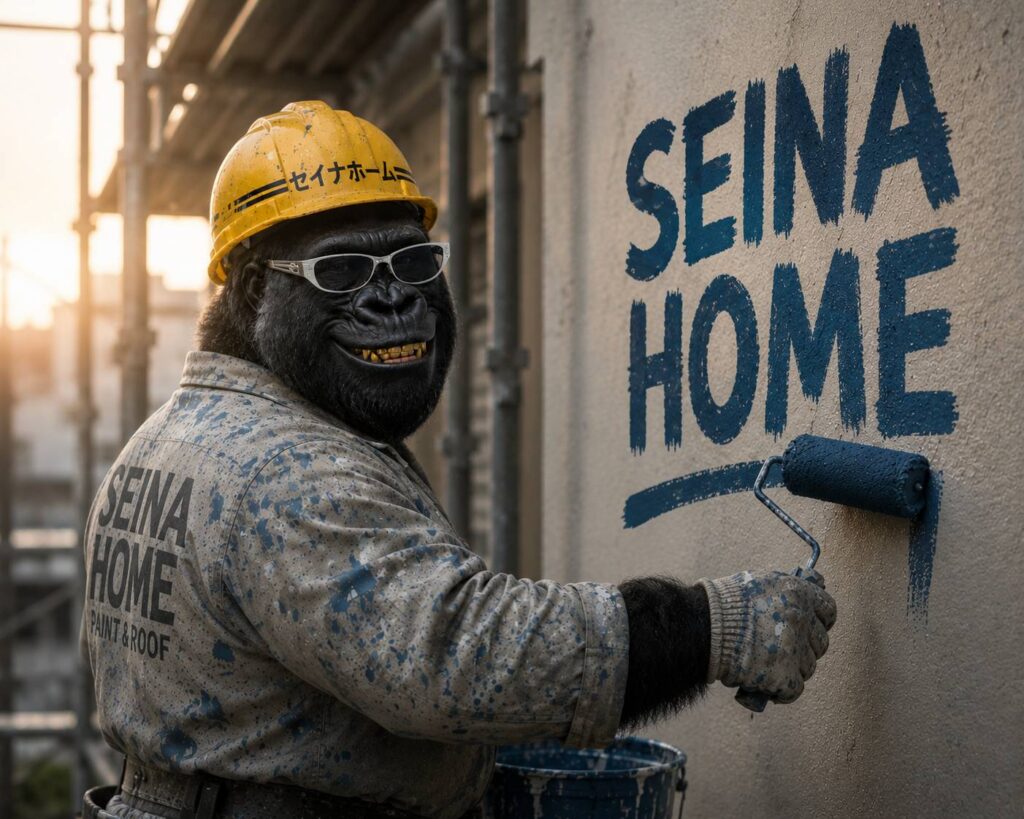 セイナホーム　塗装　ゴリラ