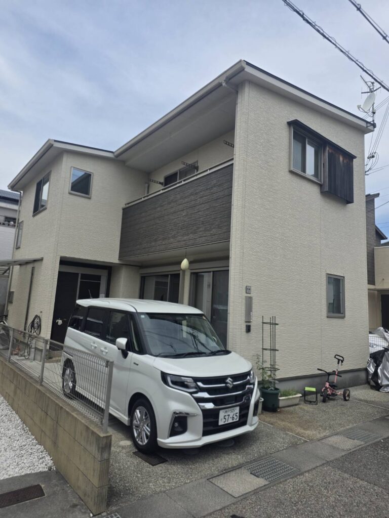 明石市 屋根 外壁塗装 施工前