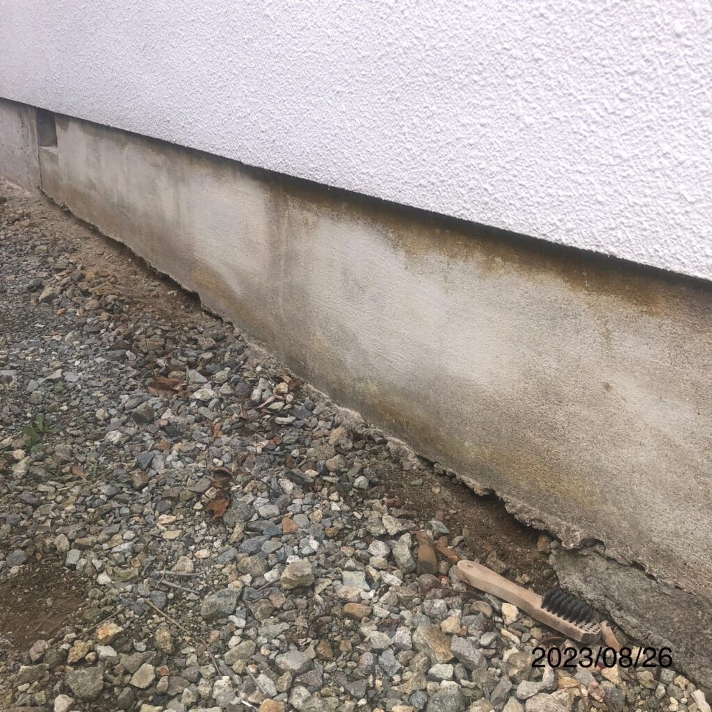 加古川市　基礎補修　現状